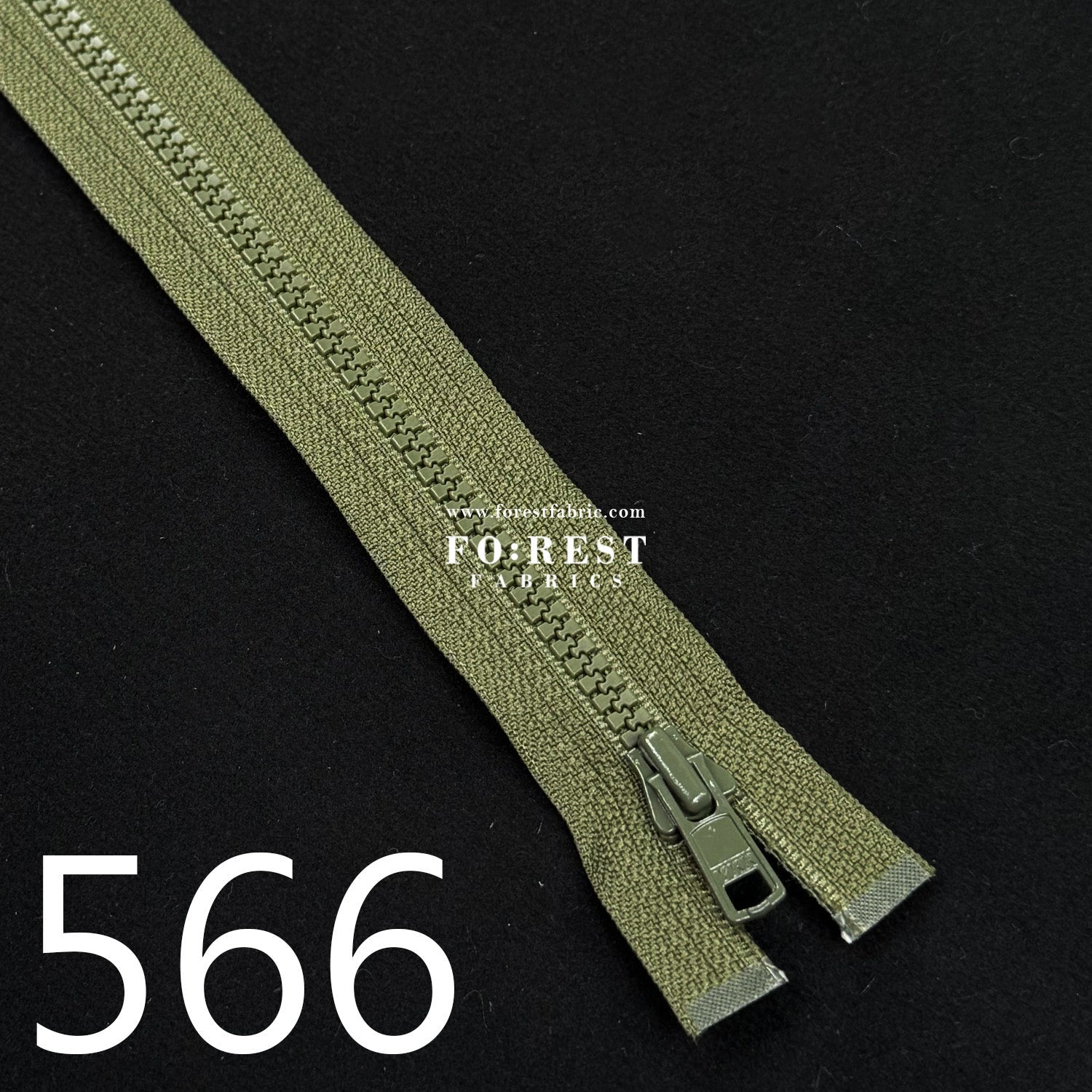 YKK60cm Open Zipper 服裝開尾拉鍊 - FO:REST Fabric 布恩堂Liberty fabrictana lawnjapanese fabricykk zipper