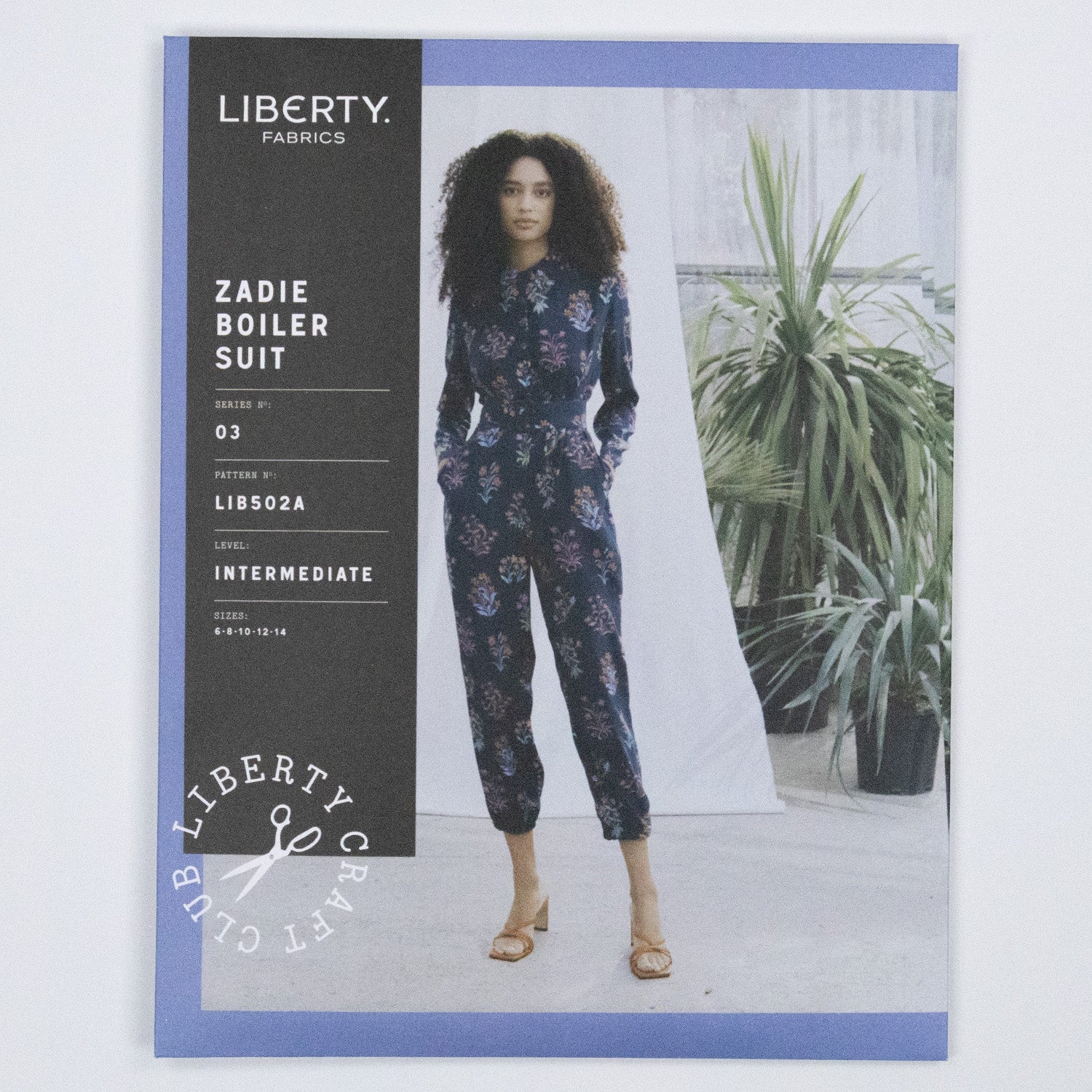 Zadie Boiler Suit Ladies Set - Liberty Paper pattern - FO:REST Fabric 布恩堂Liberty fabrictana lawnjapanese fabricykk zipper