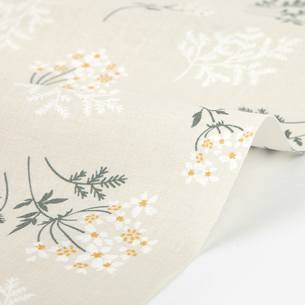 Dailylike - cotton - Lace flower Fabric - forestfabric 布恩堂