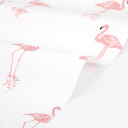 Dailylike - cotton - Calm flamingo Fabric - forest-fabric