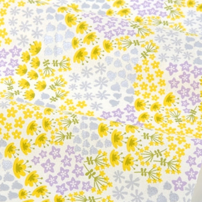 Dailylike - cotton - wildflower-flower bed Fabric - forestfabric