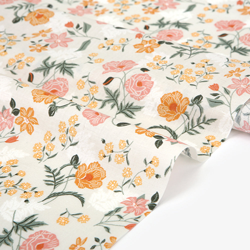 Dailylike - cotton - Unikko flower Fabric - forestfabric 布恩堂