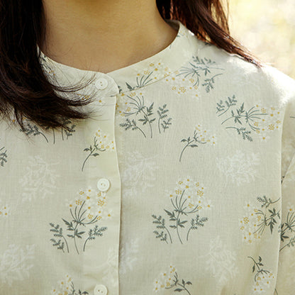 Dailylike - cotton - Lace flower Fabric - forestfabric 布恩堂