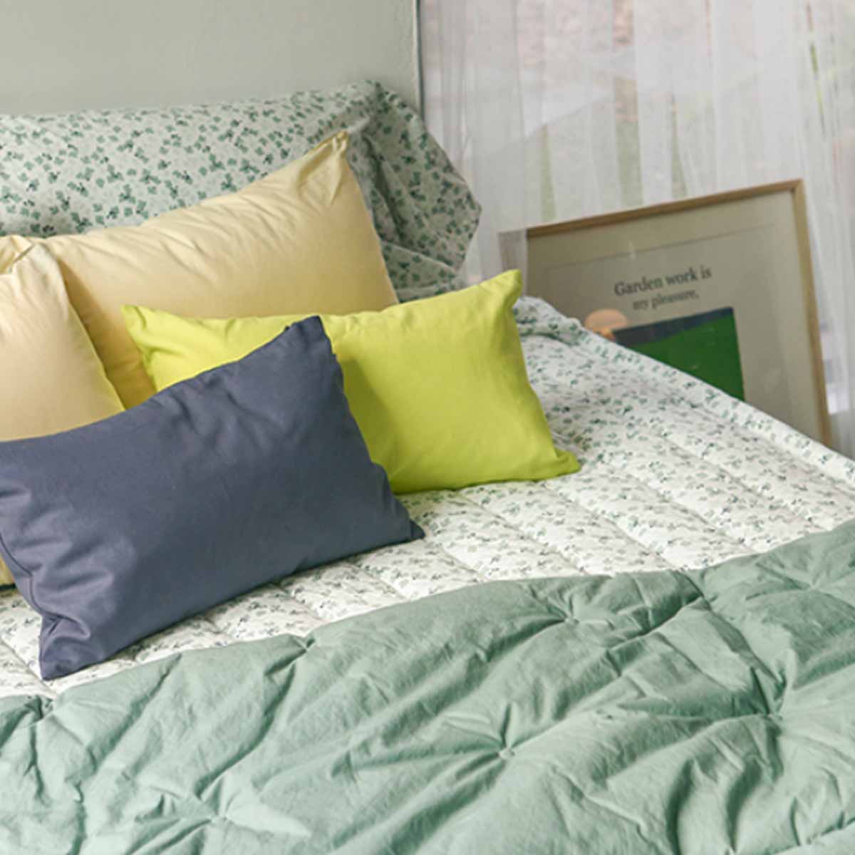 Dailylike oxford - Pea green Fabric - forestfabric 布恩堂