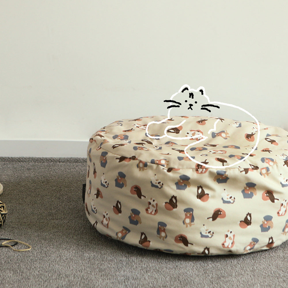 Dailylike oxford - SimSim Cat Fabric - forestfabric 布恩堂
