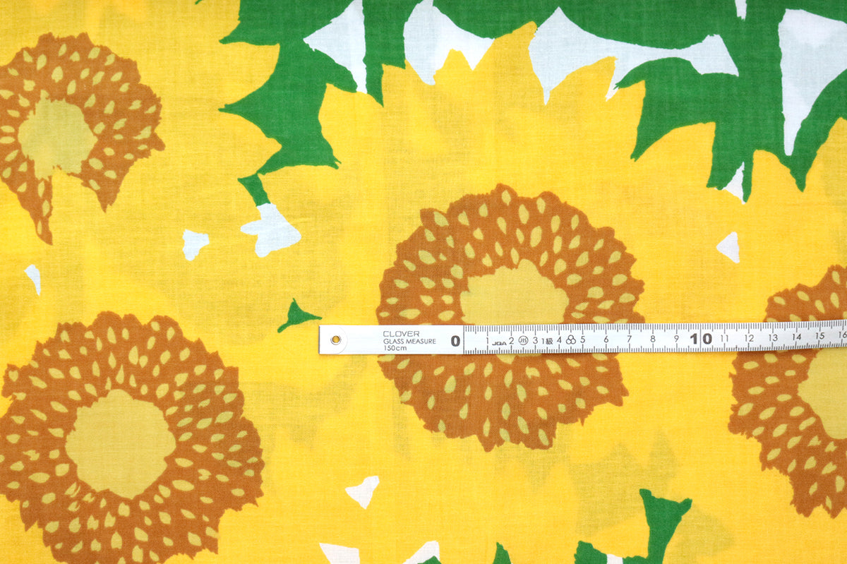 SOU SOU - 伊勢木綿 - 太陽花Sun Flower (member) - forestfabric 布恩堂