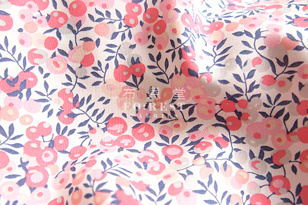 Liberty of London (Cotton Tana Lawn Fabric) - Wiltshire Pink - forest-fabric