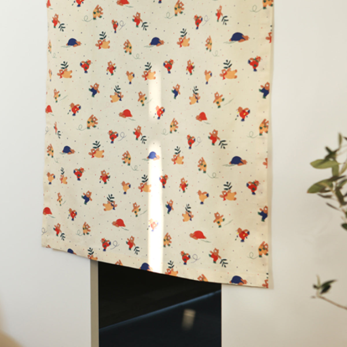 Dailylike oxford - Skate bear Fabric - forestfabric 布恩堂