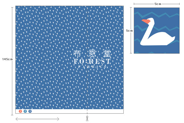 Dailylike fabric - Poly Waterproof - Duck 薄防水 - forestfabric 布恩堂