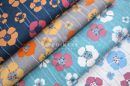 cotton - kukkia fabric - forest-fabric
