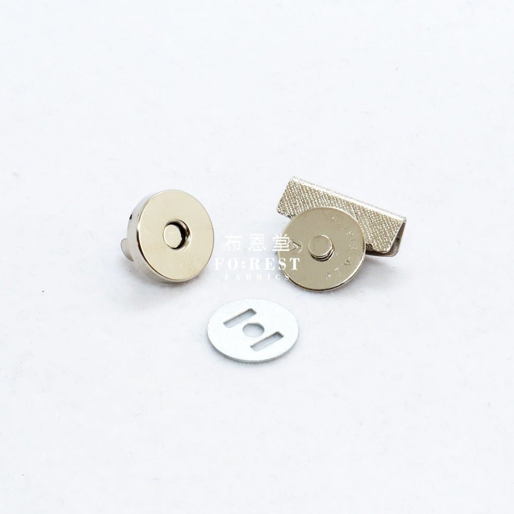 14mm Magnetic Edge Clasps Button 磁石扣 - FO:REST Fabric 布恩堂Liberty fabrictana lawnjapanese fabricykk zipper