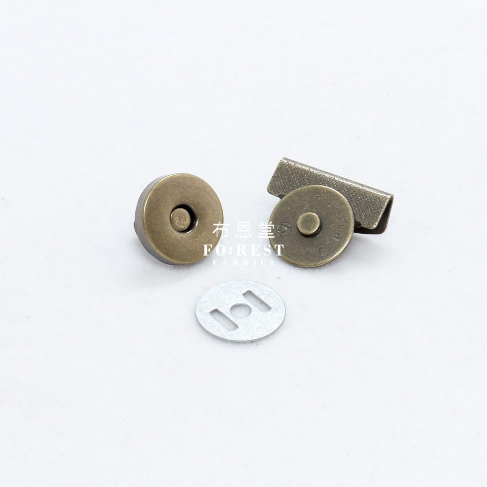 14mm Magnetic Edge Clasps Button 磁石扣 - FO:REST Fabric 布恩堂Liberty fabrictana lawnjapanese fabricykk zipper