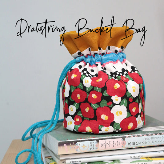 Paper pattern | Drawstring Bucket Bag束口袋紙樣 - forestfabric 布恩堂
