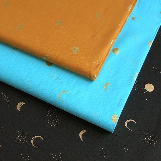 C+S - cotton - Moon Phase fabric - forest-fabric