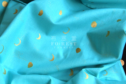 C+S - cotton - Moon Phase fabric - forest-fabric