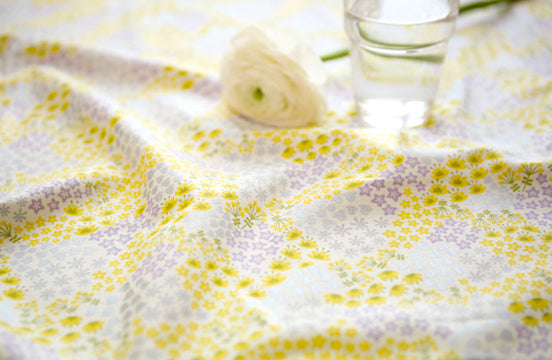 Dailylike - cotton - wildflower-flower bed Fabric - forestfabric