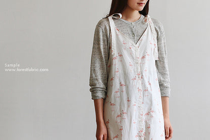Dailylike - cotton - Calm flamingo Fabric - forest-fabric
