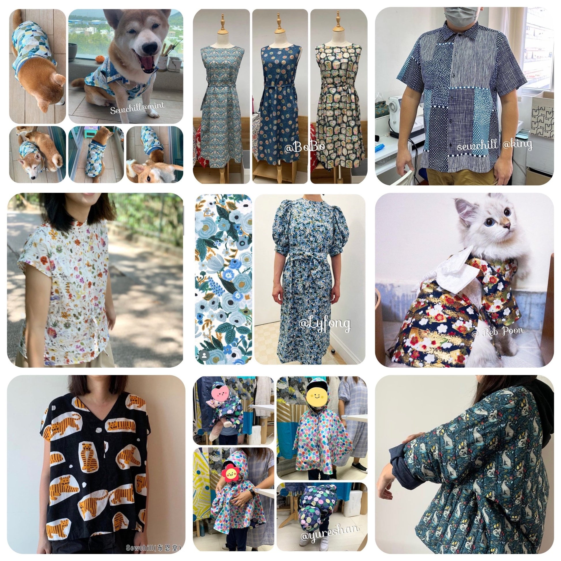 服裝 車縫班 (3小時起) - FO:REST Fabric 布恩堂Liberty fabrictana lawnjapanese fabricykk zipper