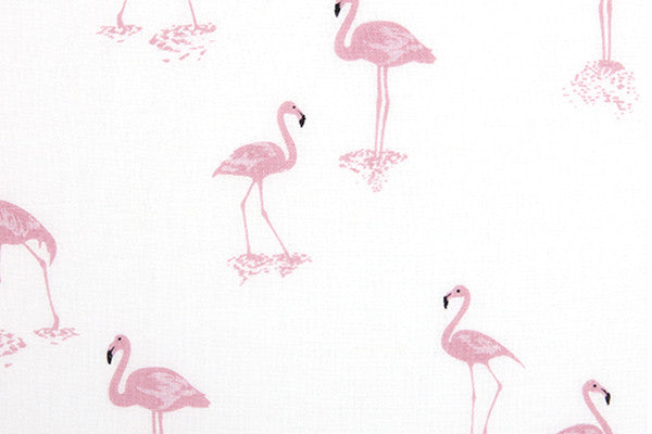 Dailylike Linen - Flamingo fabric - forest-fabric