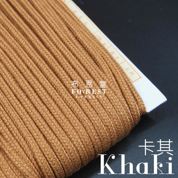5mm Cotton Craft Rope 棉繩 - 1meter - forest-fabric