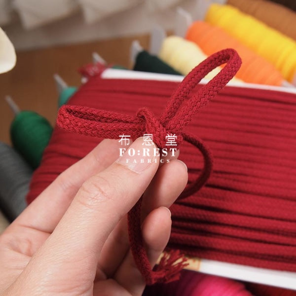 5mm Cotton Craft Rope 棉繩 - 1meter - forest-fabric