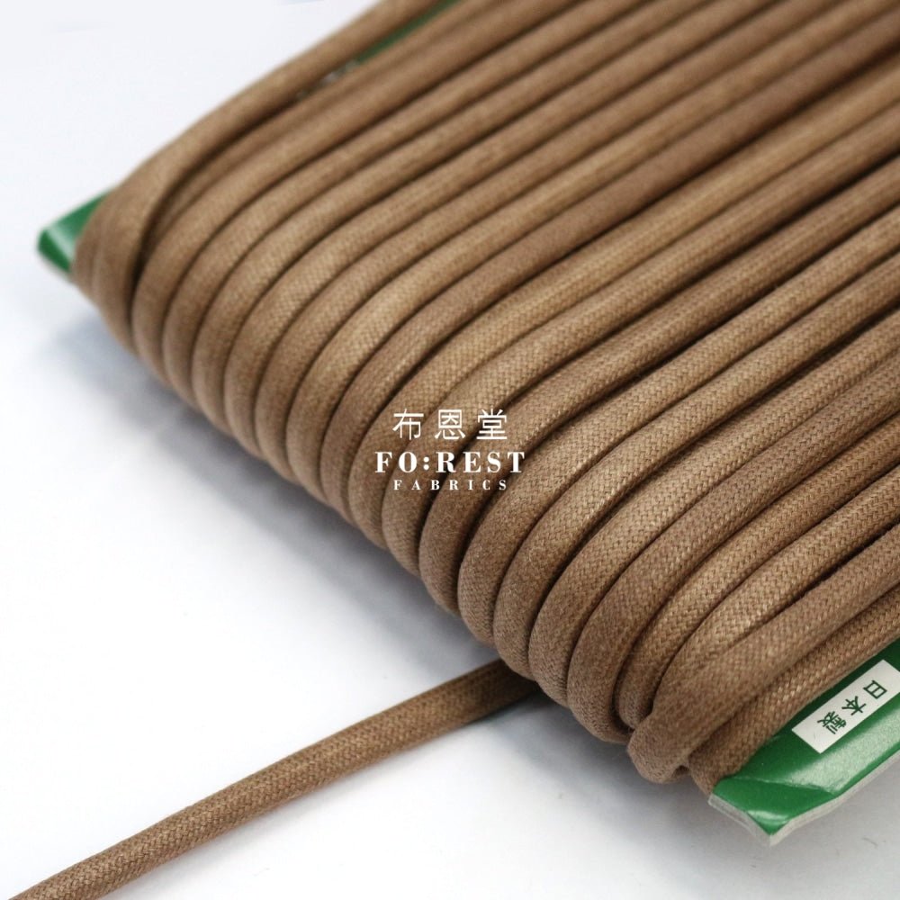 5mm Waxed Cotton Cord 蠟繩 - 1meter - FO:REST Fabric 布恩堂Liberty fabrictana lawnjapanese fabricykk zipper