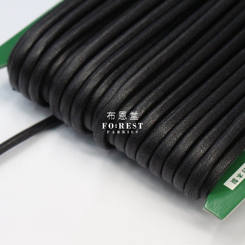 5mm Waxed Cotton Cord 蠟繩 - 1meter - FO:REST Fabric 布恩堂Liberty fabrictana lawnjapanese fabricykk zipper
