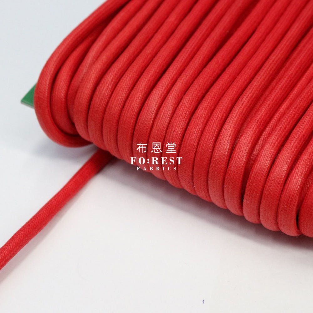 5mm Waxed Cotton Cord 蠟繩 - 1meter - FO:REST Fabric 布恩堂Liberty fabrictana lawnjapanese fabricykk zipper