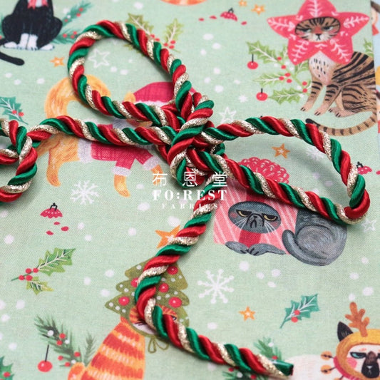 6mm Polyester Rope 棉繩 - 1meter - FO:REST Fabric 布恩堂Liberty fabrictana lawnjapanese fabricykk zipper