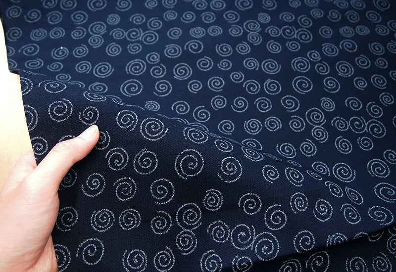 cotton - Traditional Japanese 江戶小紋 fabric 4 - forestfabric 布恩堂