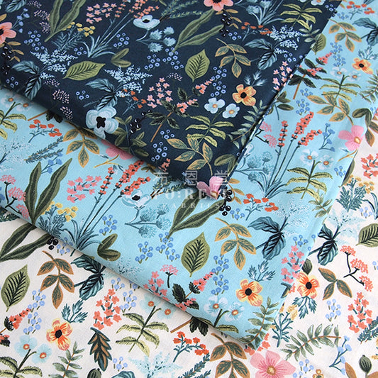 C+S - cotton - Herb Garden fabric - forest-fabric