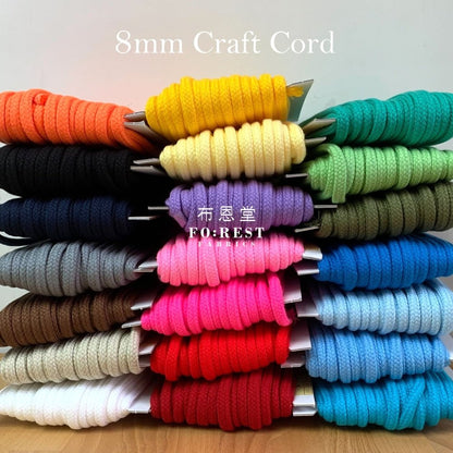 8mm Cotton Craft cord 棉繩 - 1meter - FO:REST Fabric 布恩堂Liberty fabrictana lawnjapanese fabricykk zipper