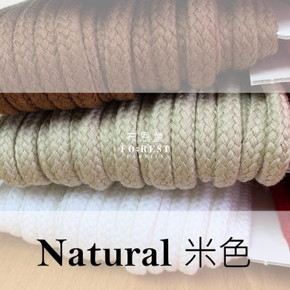 8mm Cotton Craft cord 棉繩 - 1meter - FO:REST Fabric 布恩堂Liberty fabrictana lawnjapanese fabricykk zipper