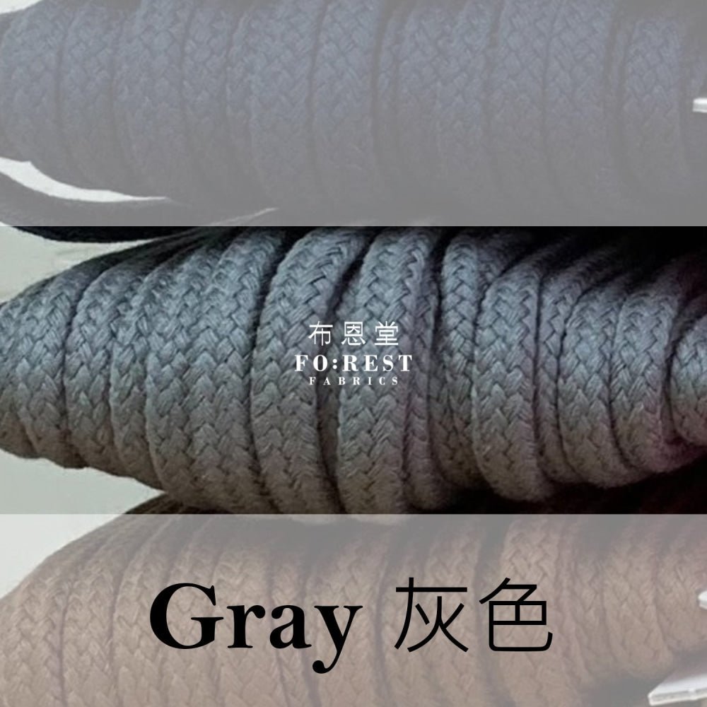 8mm Cotton Craft cord 棉繩 - 1meter - FO:REST Fabric 布恩堂Liberty fabrictana lawnjapanese fabricykk zipper