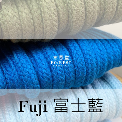 8Mm Cotton Craft Cord - 1Meter Fujiblue Rope