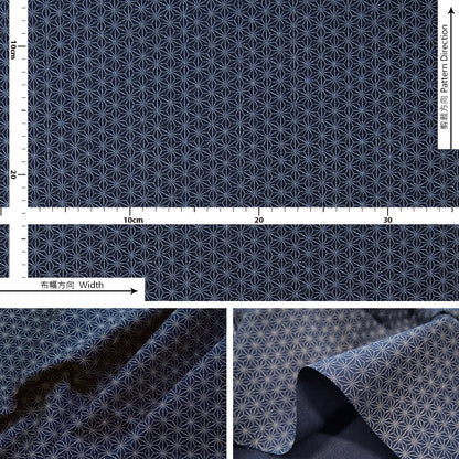 cotton - Traditional Japanese 江戶小紋 fabric 4 - forestfabric 布恩堂