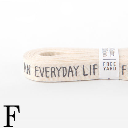 Dailylike - Cotton ribbon - forestfabric 布恩堂