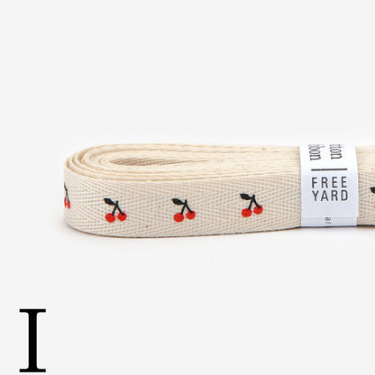 Dailylike - Cotton ribbon - forestfabric 布恩堂