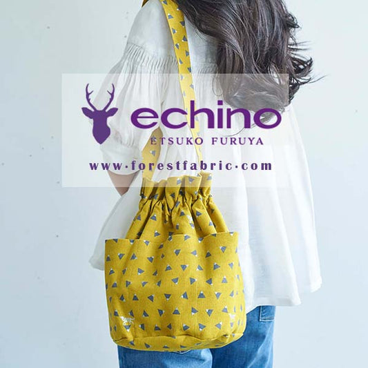 Paper pattern | echino round bottom bucket bag - forest-fabric