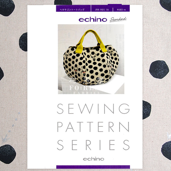 Paper pattern | hexagon tote echino bag - forest-fabric