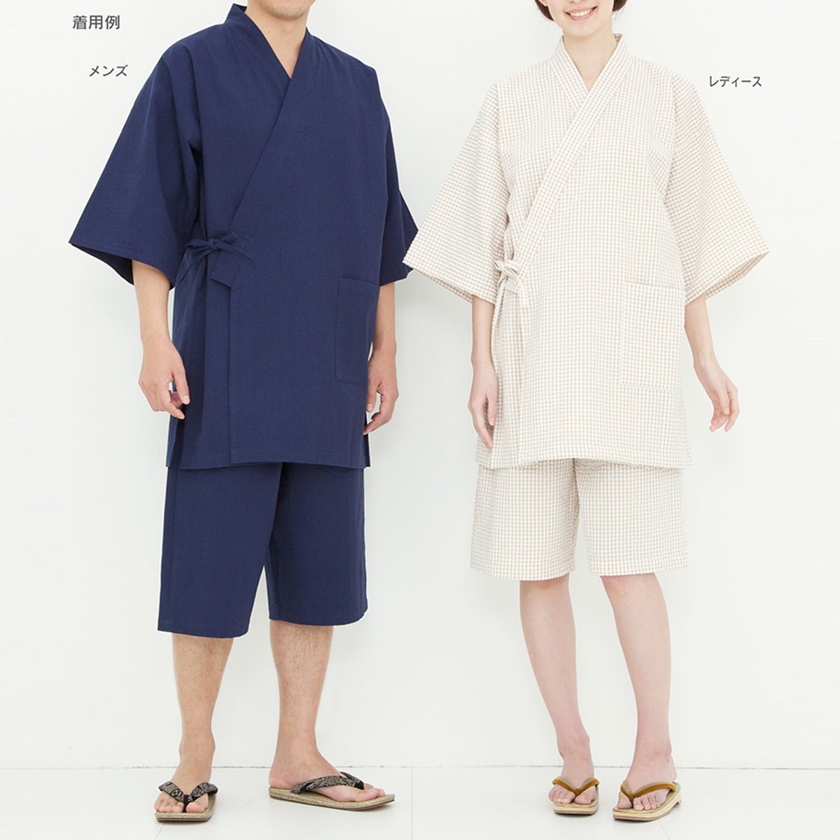 ADULT Jinbei Jacket | Paper Pattern 甚平 - FO:REST Fabric 布恩堂Liberty fabrictana lawnjapanese fabricykk zipper