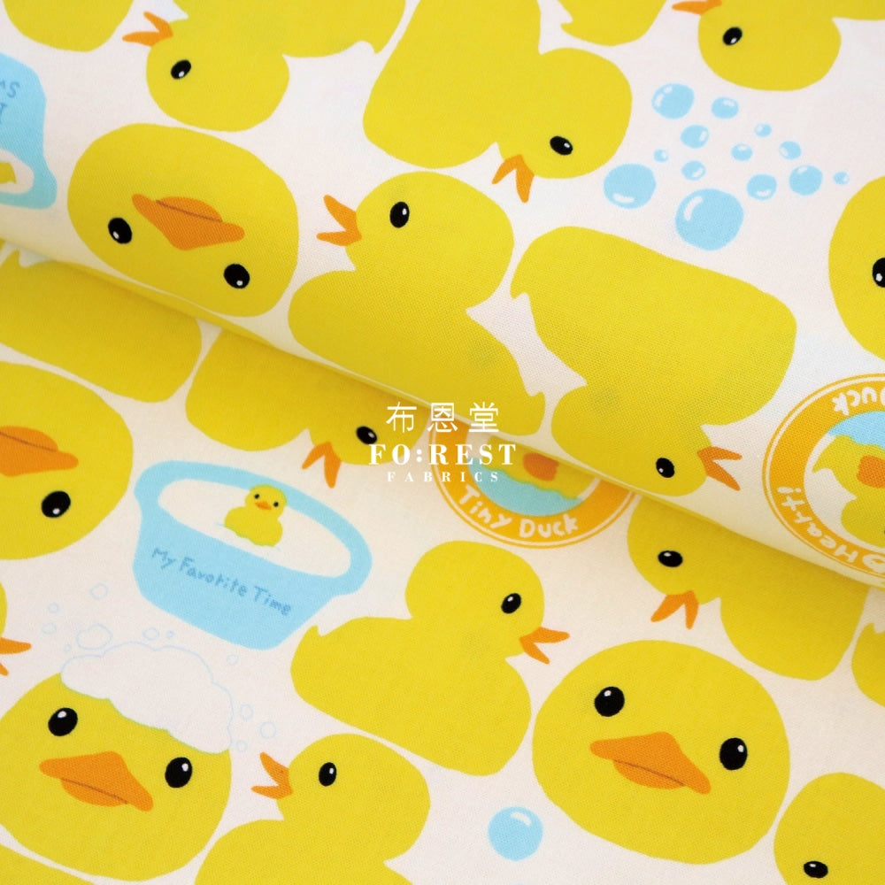 Canvas - Bathing Duck Milky Cotton Linen Canvas