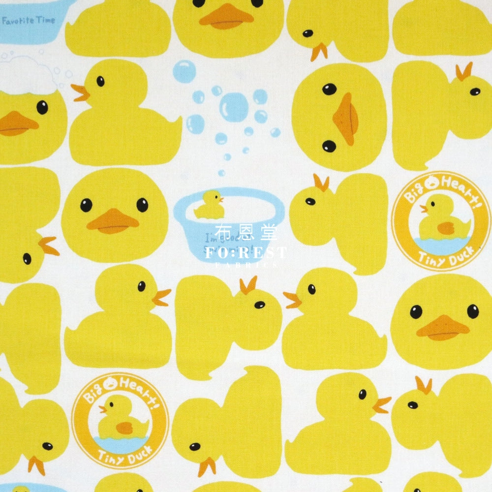 Canvas - Bathing Duck Milky Cotton Linen Canvas