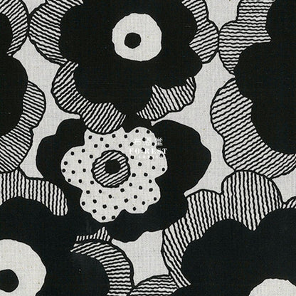 Canvas - Flower Bouquet fabric Natural - FO:REST Fabric 布恩堂Liberty fabrictana lawnjapanese fabricykk zipper