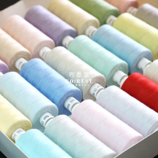 Coats Polyester Sewing Thread 1000Yds Pastel Set 車縫線套裝 - FO:REST Fabric 布恩堂Liberty fabrictana lawnjapanese fabricykk zipper