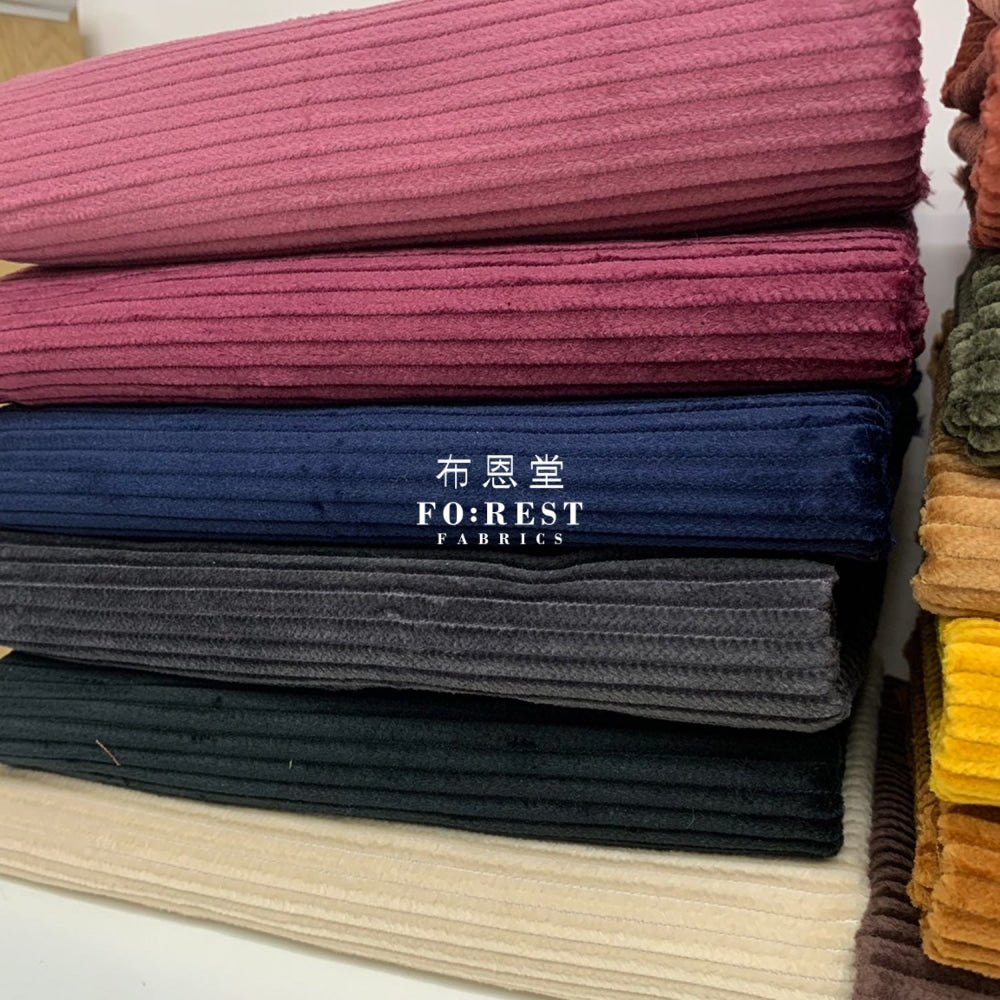 Corduroy - solid fabric 燈芯絨 - FO:REST Fabric 布恩堂Liberty fabrictana lawnjapanese fabricykk zipper