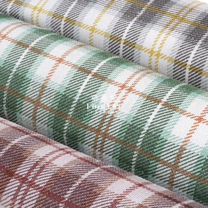 Corduroy - Tartan fabric Blue 燈芯絨 - FO:REST Fabric 布恩堂Liberty fabrictana lawnjapanese fabricykk zipper