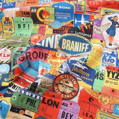 Cotton - Adventure Tag Fabric
