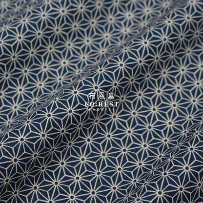 Cotton - Asanoha Navy Fabric