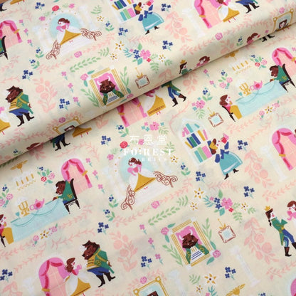 Cotton - Beauty and Beast Main fabric LT.YELLOW - FO:REST Fabric 布恩堂Liberty fabrictana lawnjapanese fabricykk zipper
